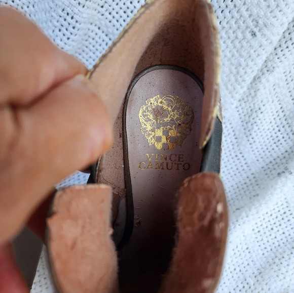 Vince Camuto leather snake stiletto booties 9.5 - Picture 14 of 14